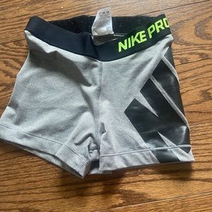 grey nike pro spandex
